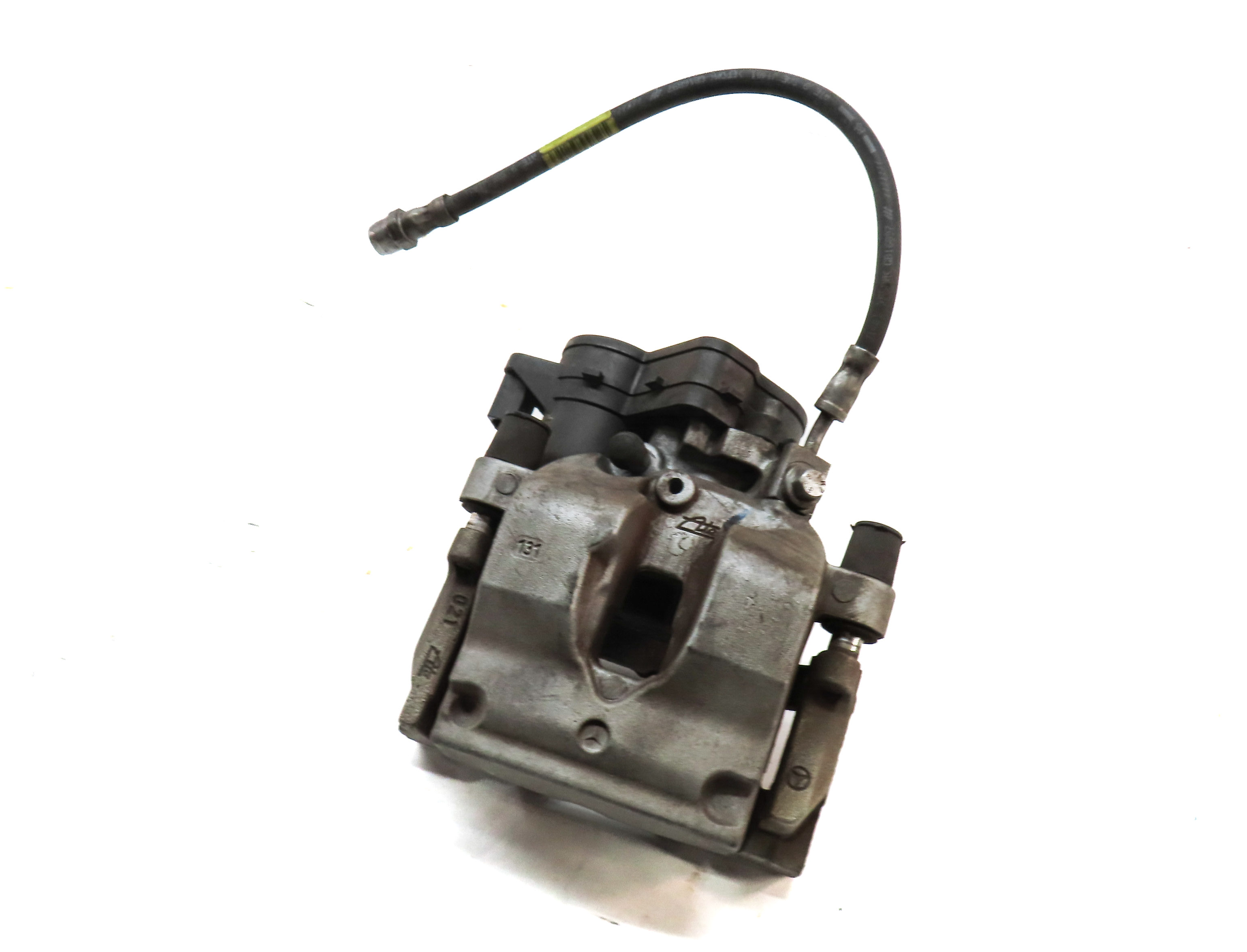 16-22 MERCEDES C43 C63 GLC43 GLC300 GLC350E (W205 X253) LEFT REAR BRAKE CALIPER — exact item pictured